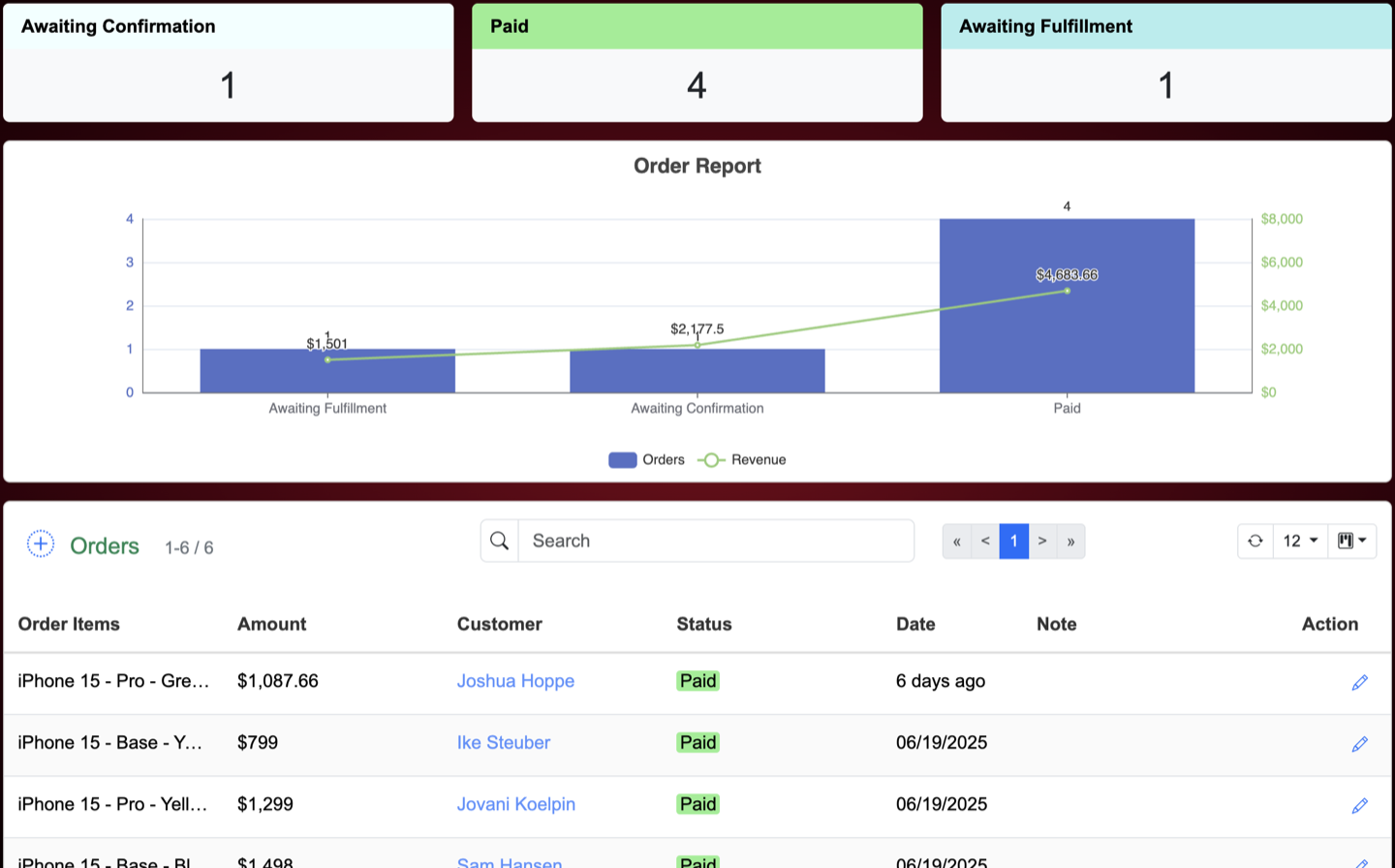 Order Manager